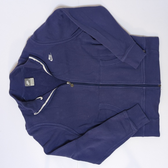 Nike Periwinkle Zip Up Collared Sweatshirt - Women's Size Medium Sports … - Picture 1 of 11